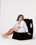 Atelier Del Sofa Puf de Jardín Diamond - Negro